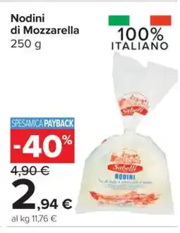 Carrefour Nodini di mozzarella offerta