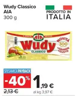 Carrefour Wudy Classico Aia offerta