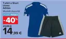 Carrefour T-shirt o Short Uomo Adidas offerta
