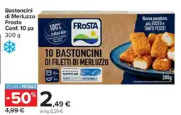 Carrefour Bastoncini di Merluzzo Frosta Conf. 10 pz offerta