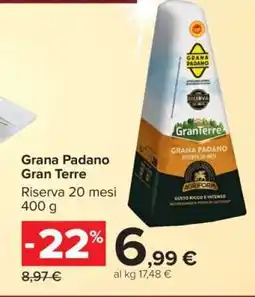 Carrefour Grana Padano Gran Terre offerta