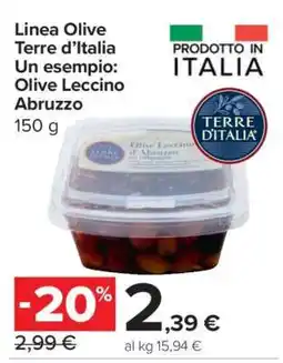 Carrefour Olive Leccino Abruzzo offerta