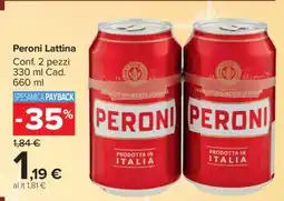 Carrefour Peroni Lattina offerta