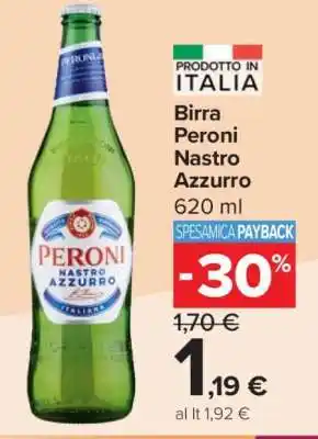 Carrefour Birra Peroni Nastro Azzurro offerta