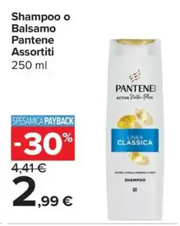 Carrefour Shampoo o Balsamo Pantene Assortiti offerta