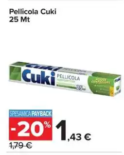 Carrefour Pellicola Cuki 25 Mt offerta