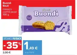 Carrefour Buondì Bauli offerta