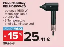 Carrefour Phon Nalk&Rey RBLHD1600-25 offerta