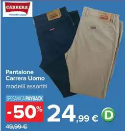 Carrefour Pantalone Carrera Uomo offerta