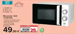 Carrefour Microonde + Grill LT.20 DCG offerta