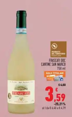 Conad Frascati DOC Cantine San Marco offerta