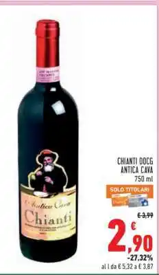 Conad CHIANTI DOCG ANTICA CAVA offerta