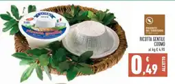 Conad RICOTTA GENTILE CUOMO offerta