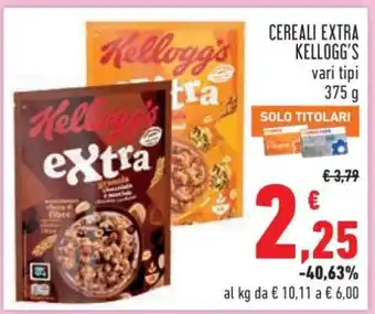 Conad Cereali Extra Kellogg's offerta