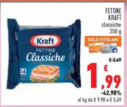 Conad FETTINE KRAFT classiche offerta