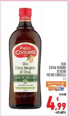 Conad OLIO EXTRA VERGINE DI OLIVA PIETRO CORICELLI offerta