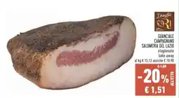 Conad GUANCIALE CAMPAGNANO SALUMERIA DEL LAZIO offerta