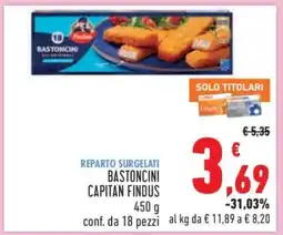 Conad Bastoncini Capitan Findus offerta
