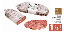 Conad Salame Spianata Romana Fiorucci offerta