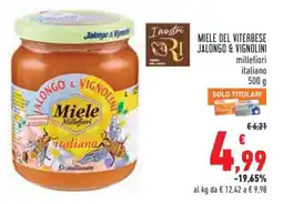 Conad MIELE DEL VITERBESE JALONGO & VIGNOLINI offerta
