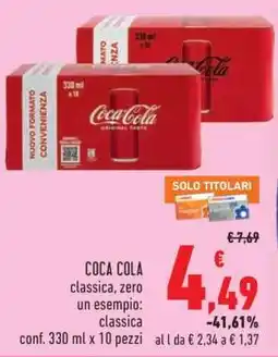 Conad Coca Cola offerta