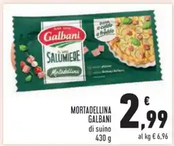Conad Mortadellina Galbani di suino offerta