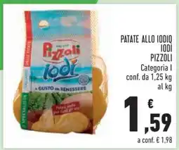 Conad PATATE ALLO IODIO IODI PIZZOLI offerta
