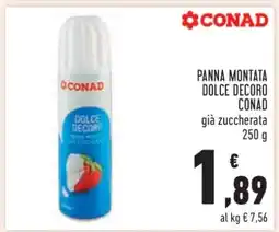 Conad Panna Montata Dolce Decoro Conad offerta