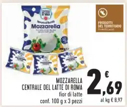 Conad MOZZARELLA CENTRALE DEL LATTE DI ROMA offerta