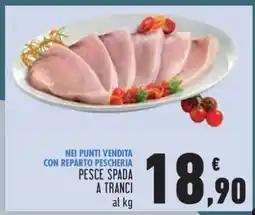 Conad PESCE SPADA A TRANCI offerta