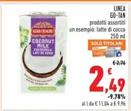 Conad Go-Tan Coconut Milk offerta