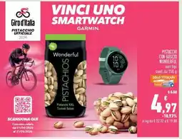 Conad PISTACCHI CON GUSCIO WONDERFUL offerta