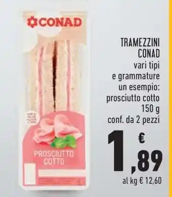 Conad TRAMEZZINI CONAD offerta