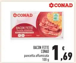 Conad BACON FETTE CONAD offerta