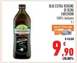 Conad Olio Extra Vergine di Oliva Farchioni offerta