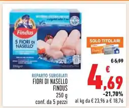 Conad FIORI DI NASELLO FINDUS offerta