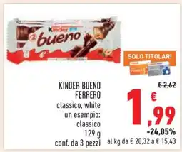 Conad KINDER BUENO FERRERO offerta