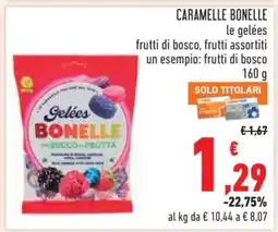 Conad CARAMELLE BONELLE offerta