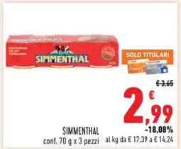 Conad SIMMENTHAL offerta