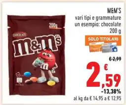 Conad M&M'S offerta