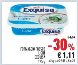Conad FORMAGGIO FRESCO LIGHT EXQUISA offerta