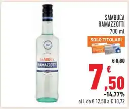 Conad Sambuca Ramazzotti offerta