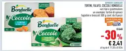 Conad TORTINI, FALAFEL COCCOLE BONDUELLE offerta