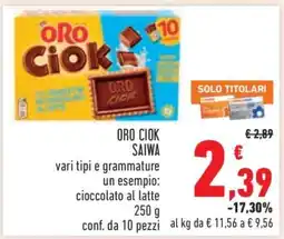 Conad ORO CIOK SAIWA offerta