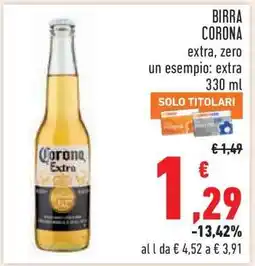 Conad Birra CORONA offerta