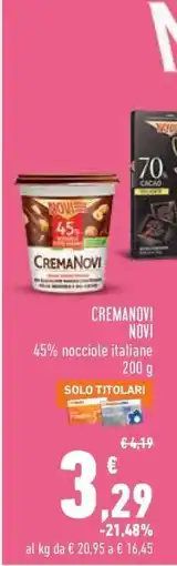 Conad CREMANOVI NOVI offerta