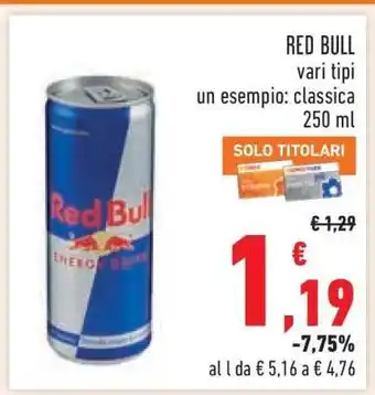 Conad Red Bull offerta