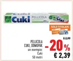 Conad PELLICOLA CUKI, DOMOPAK offerta
