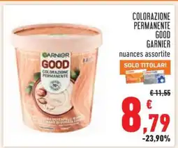 Conad COLORAZIONE PERMANENTE GOOD GARNIER offerta