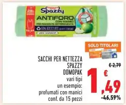 Conad Sacchi per nettezza Spazzy Domopak offerta